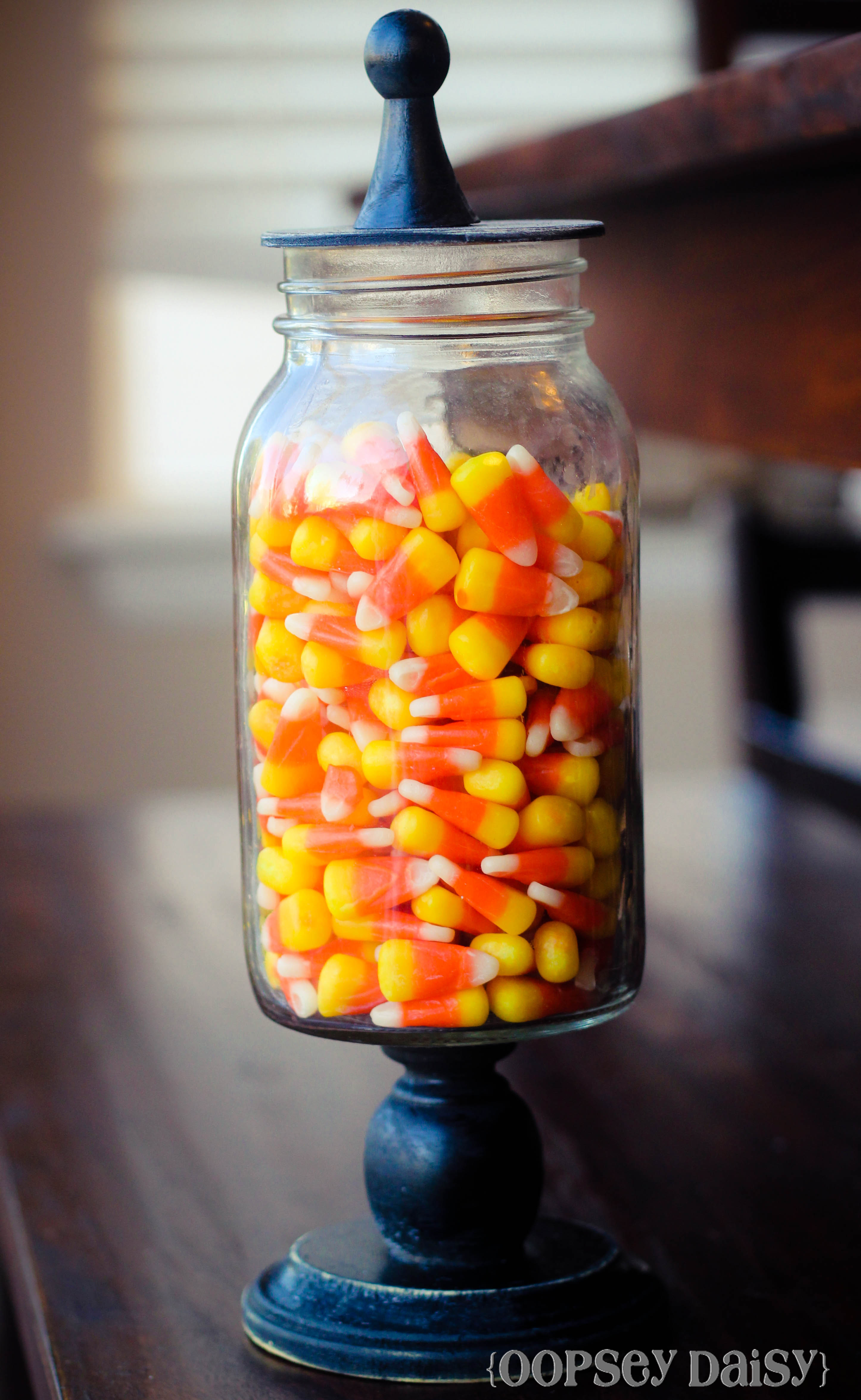 Added Some Festive Candy Corn To My Diy Mason Jar Apothecary Jars
