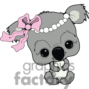 Baby Koala Bear Clip Art