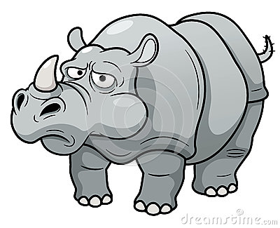 Cartoon Rhino Stock Photos   Image  29321013