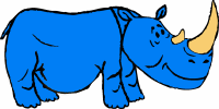 Free Cartoon Clipart Graphics  Rhino Images Pig Dog Deer Cow