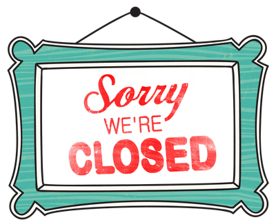 Sorry We Are Closed Sign Png