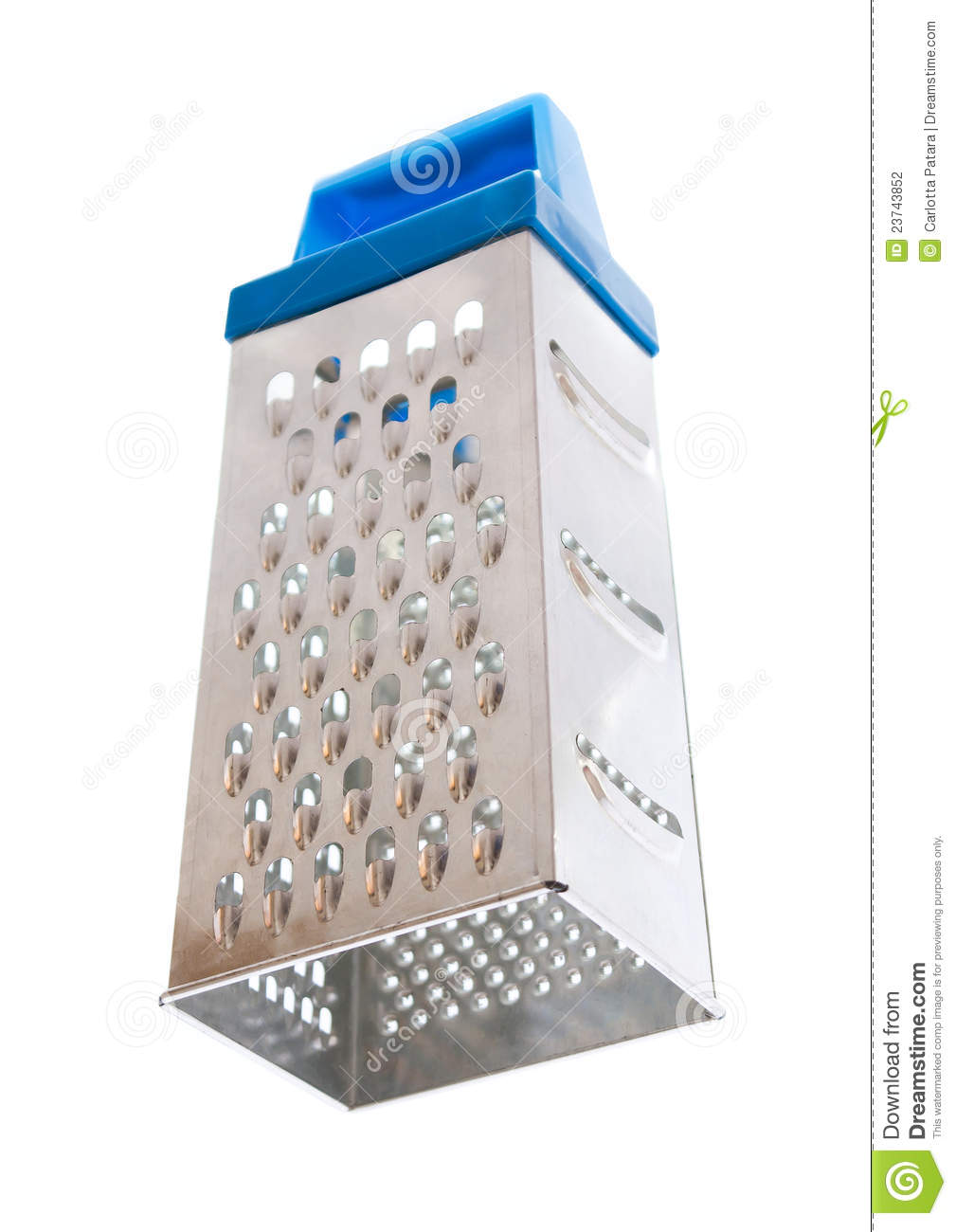 Blue Cheese Grater On A White Background Stock Photography   Image