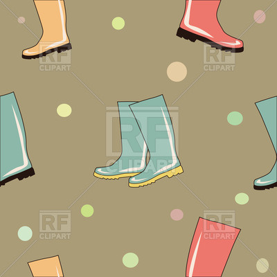 Colorful Rubber Boots Seamless Background   Gumboots 34067 Download
