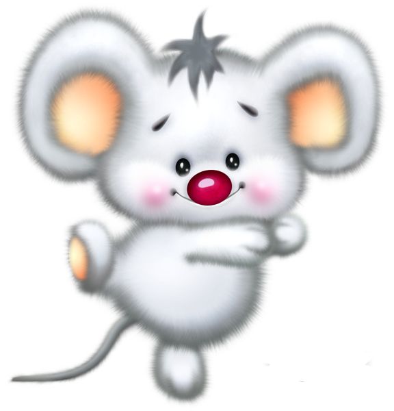 Gallery Free Clipart Picture  Cartoons Png Cute White Mouse Car