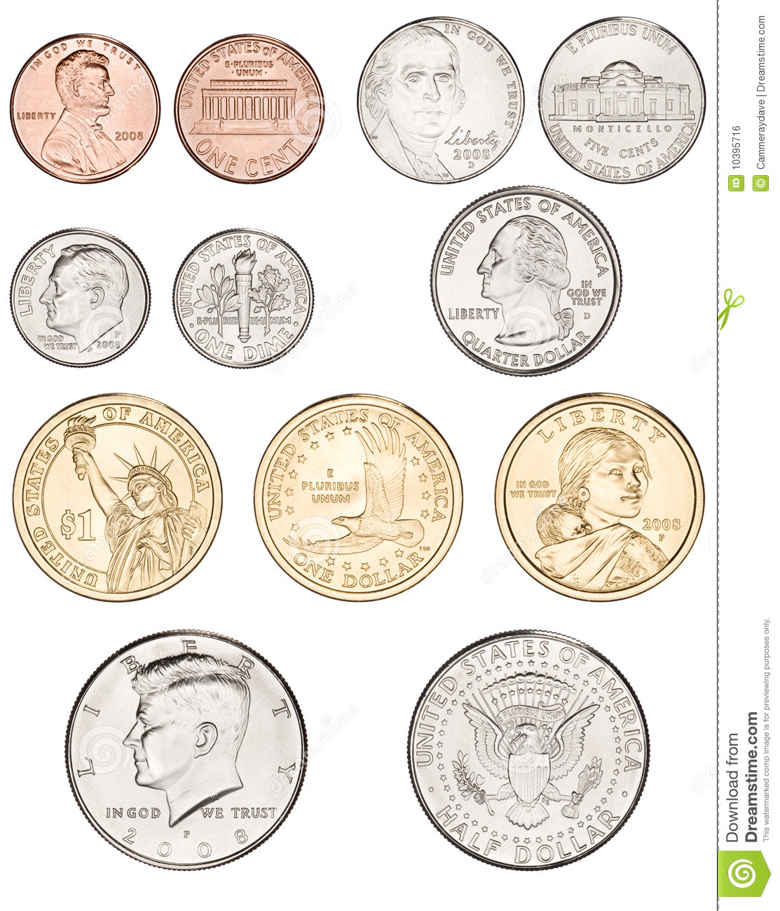 American Coins Clipart American Coins Money