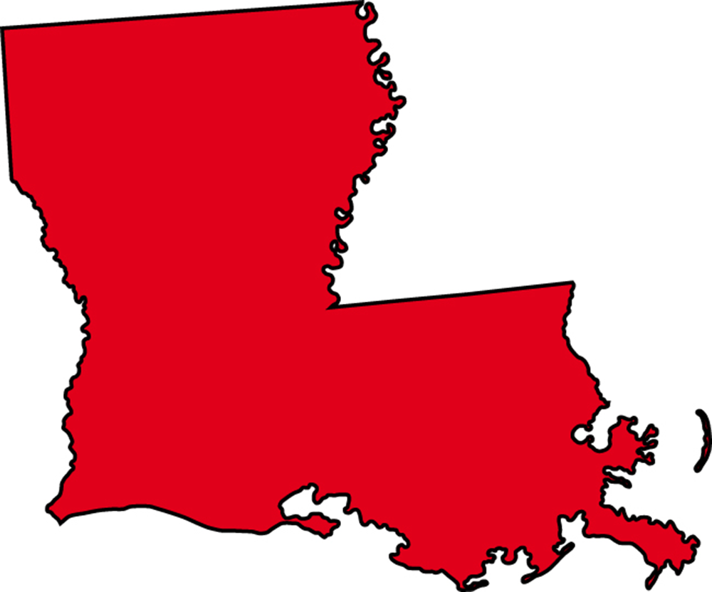 Louisiana Map With Cities   Blank Outline Map Of Louisiana