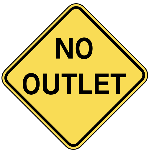 Www Wpclipart Com Travel Us Road Signs Warning No Outlet Png Html