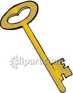 Brass Clipart Old Fashioned Brass Key Royalty Free Clipart Picture