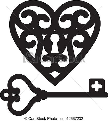 Key Csp12687232   Search Clip Art Illustration Drawings And Clipart