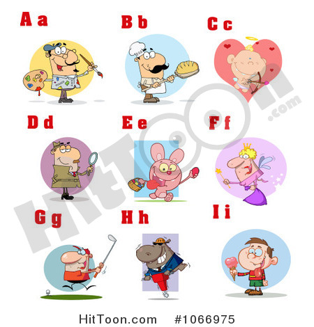 Letters Of The Alphabet Clipart