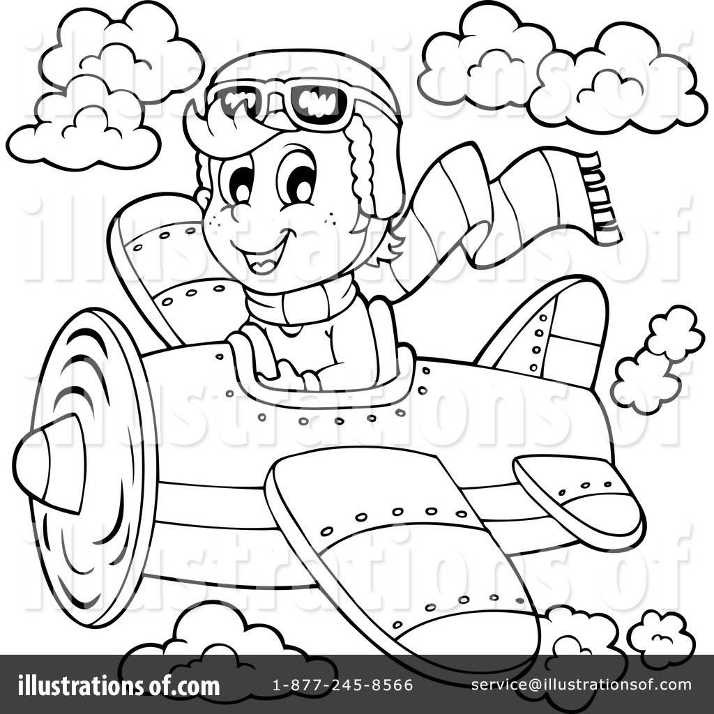 Pilot Clipart  1204113   Illustration By Visekart