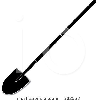 Royalty Free  Rf  Shovel Clipart Illustration By Pams Clipart   Stock