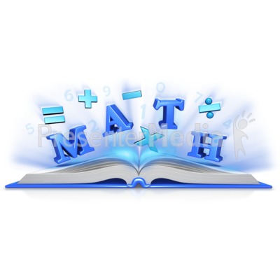 Math Text Symbols In Book   Education And School   Great Clipart For