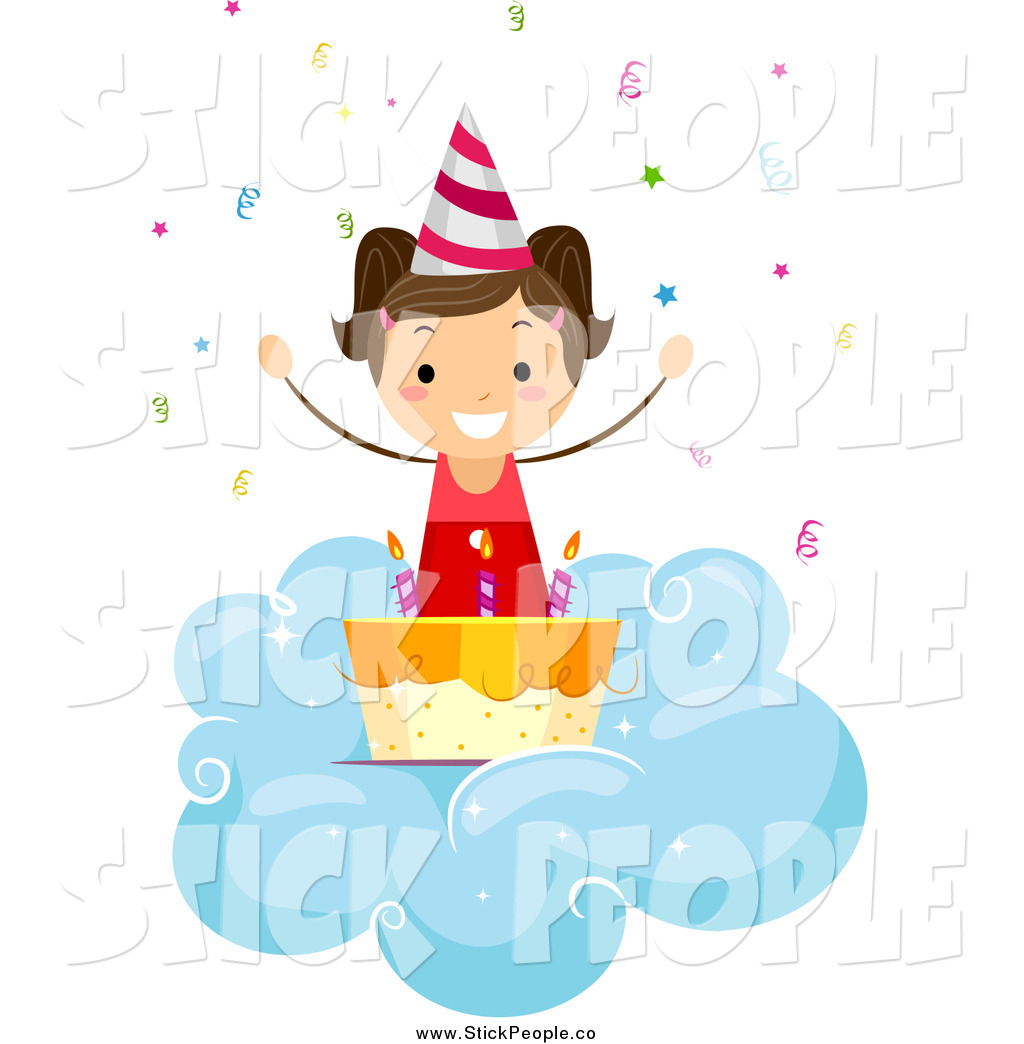 13th Birthday Cake Clip Art Stick People Clipart   New