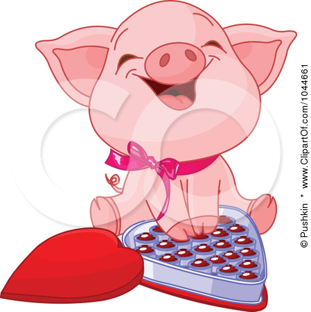 1044661 Royalty Free Rf Clip Art Illustration Of A Cute Piglet
