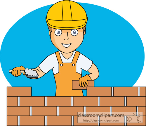 Construction   Construction Building Brick Wall 05   Classroom Clipart