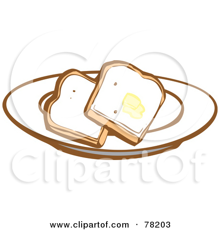 Toast With Butter Clipart Royalty Free  Rf  Clipart
