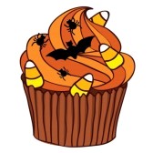 Halloween Cupcake Clipart   Clipart Panda   Free Clipart Images