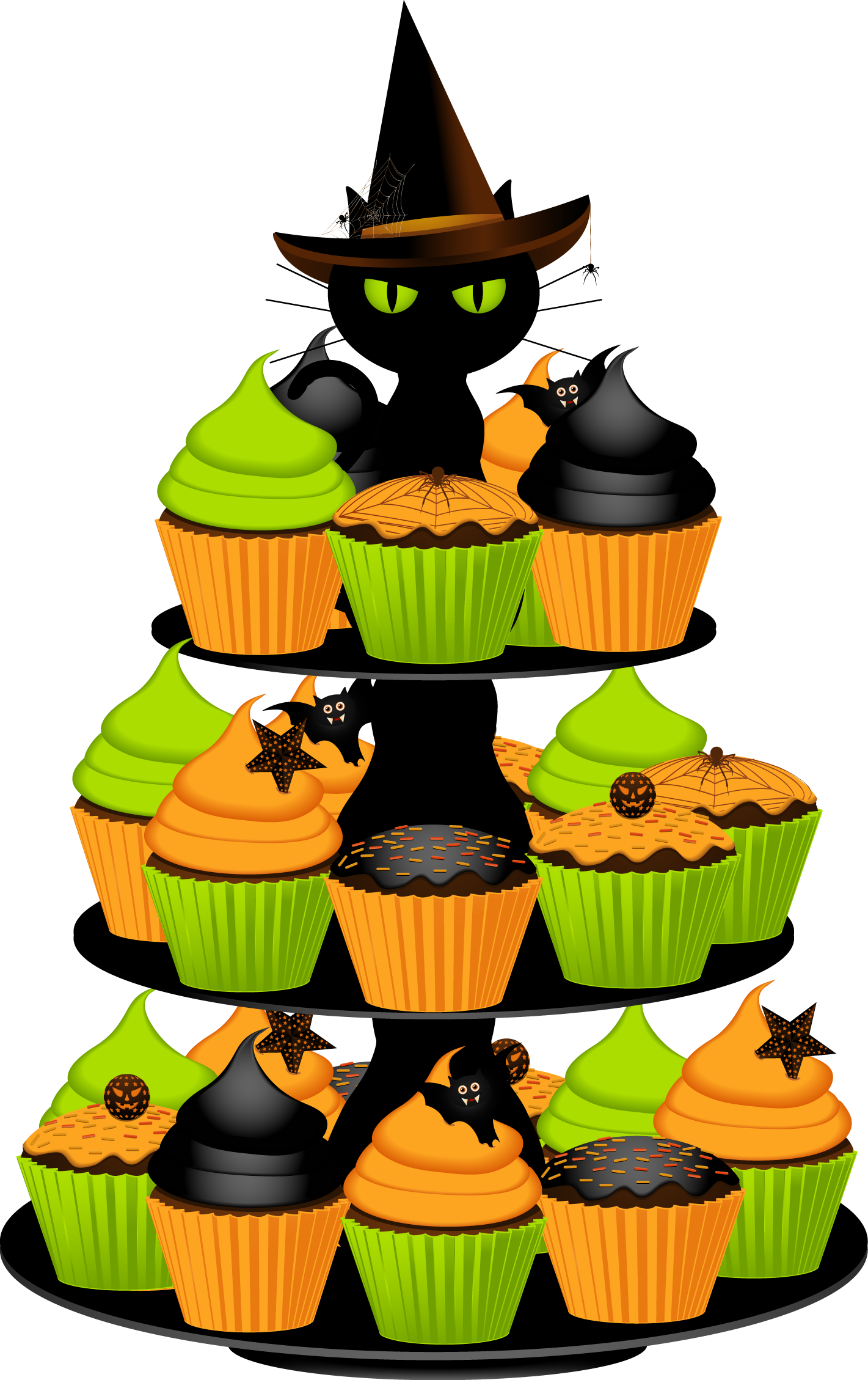 Halloween Cupcake Clipart   Clipart Panda   Free Clipart Images