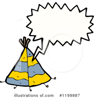 Tee Pee Clipart  1199887 By Lineartestpilot   Royalty Free  Rf  Stock