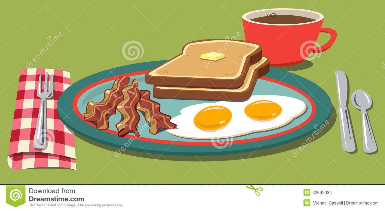 Breakfast Plate Stock Images   Image  32542034