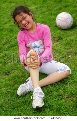 Girl Fell Down And Hurt Her Knee Stock Photo 14115223   Shutterstock