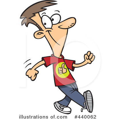 Teenager Clipart  440062 By Ron Leishman   Royalty Free  Rf  Stock