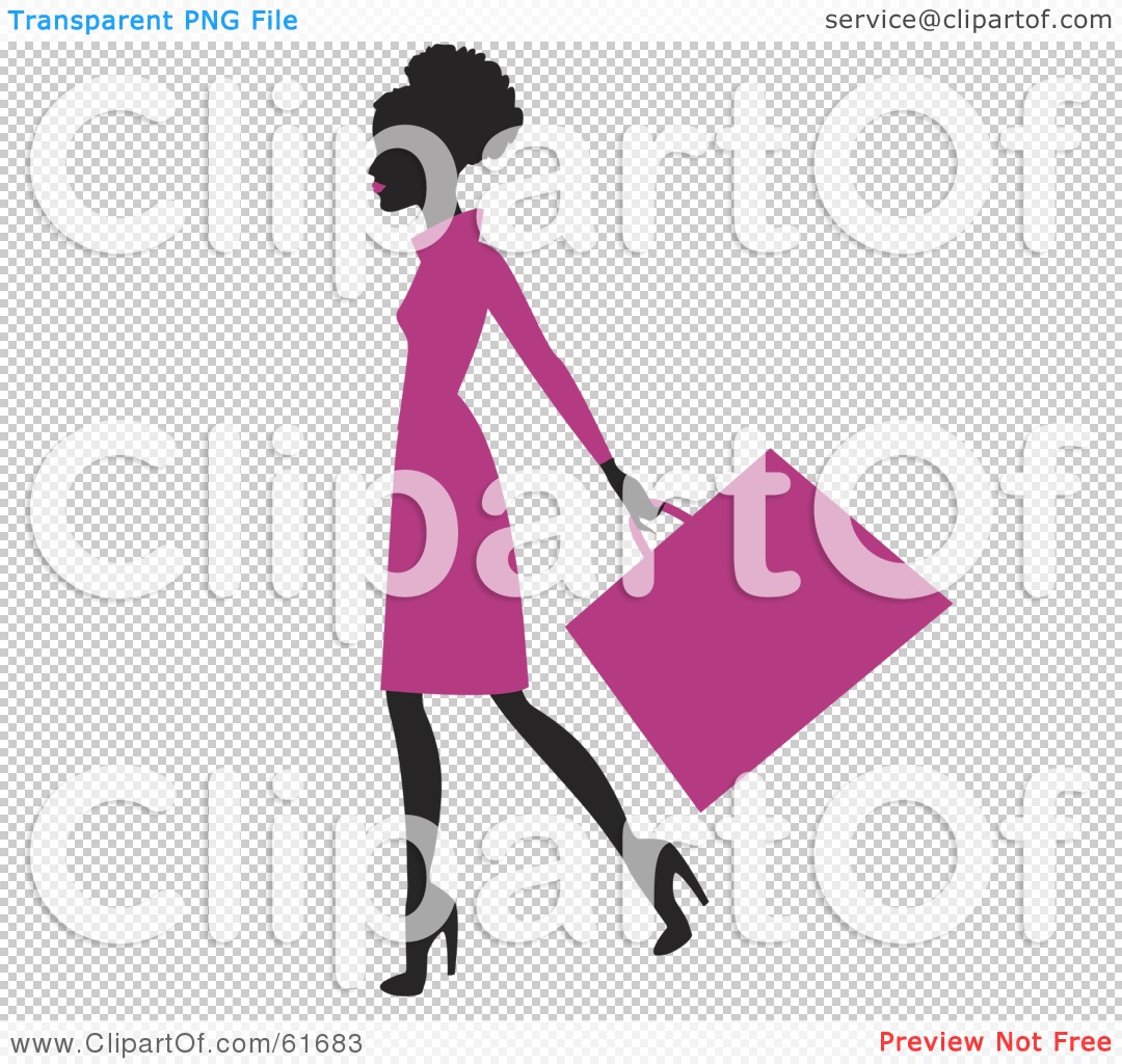 Free  Rf  Clipart Illustration Of A Silhouetted African American