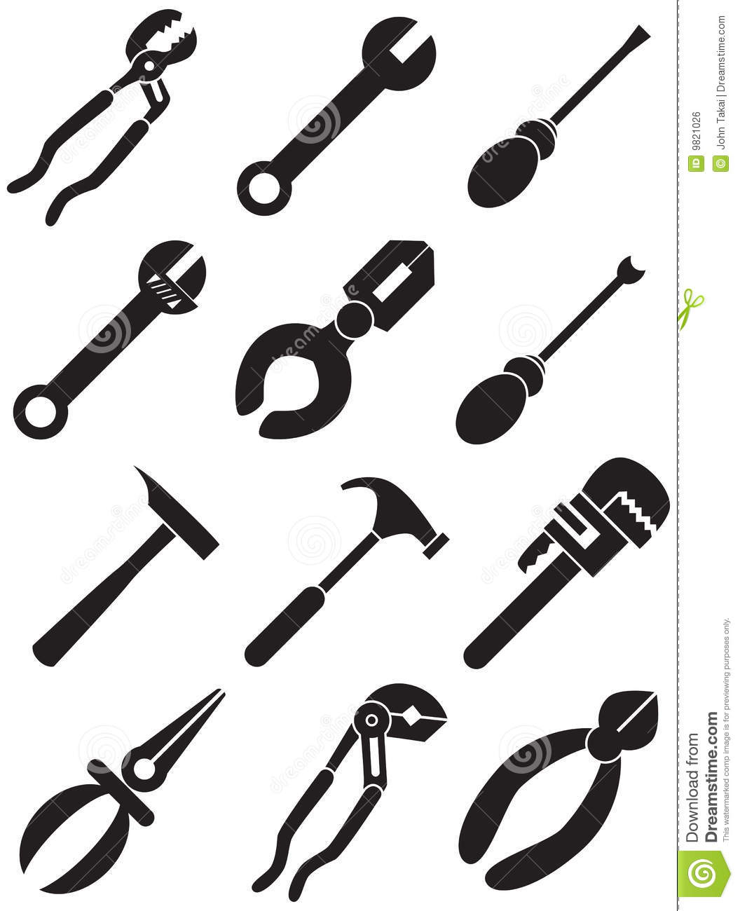 Black And White Tool Clipart Tools Icons   Black And White