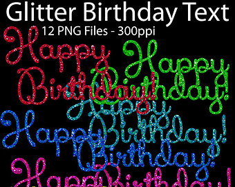 Clipart Geburtstag Clipart Happy Birthday Clipart Glitter Glitter