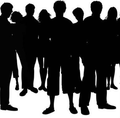 Crowd Of People Silhouette Crowd People Silhouette Square Jpg