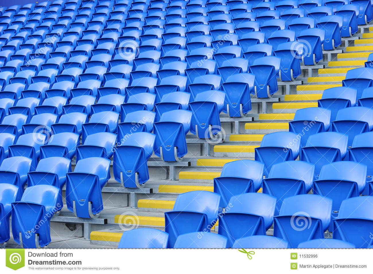 Stadium Seating Royalty Free Stock Image   Image  11532996