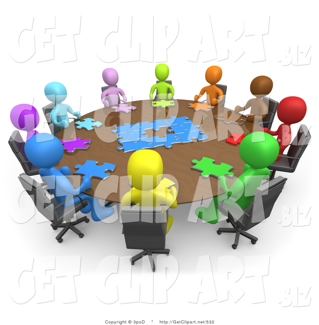 3d Clip Art Of A Group Of A Diverse And Colorful Group Of People