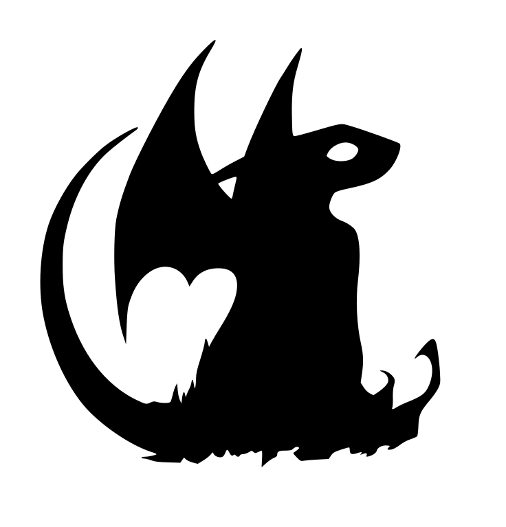 16 Dragon Silhouette Free Cliparts That You Can Download To You