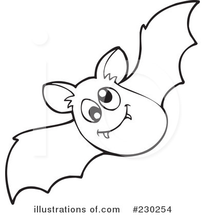 Bat Black And White Clipart Royalty Free  Rf  Flying Bats