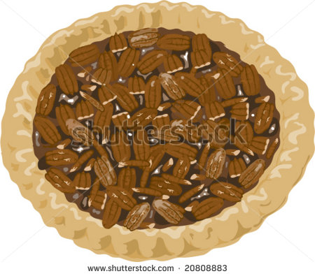 Pecan Clip Art Pecan Pie Illustration   Stock Vector Pecan Pie