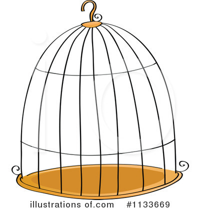 Royalty Free  Rf  Bird Cage Clipart Illustration By Colematt   Stock