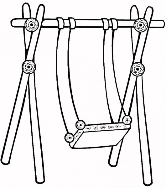 Swing Set Coloring Pages   Clipart Panda   Free Clipart Images