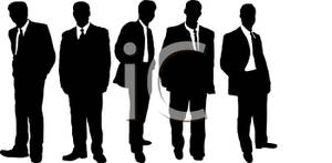 Male Models Modeling Business Suits   Royalty Free Clipart Picture