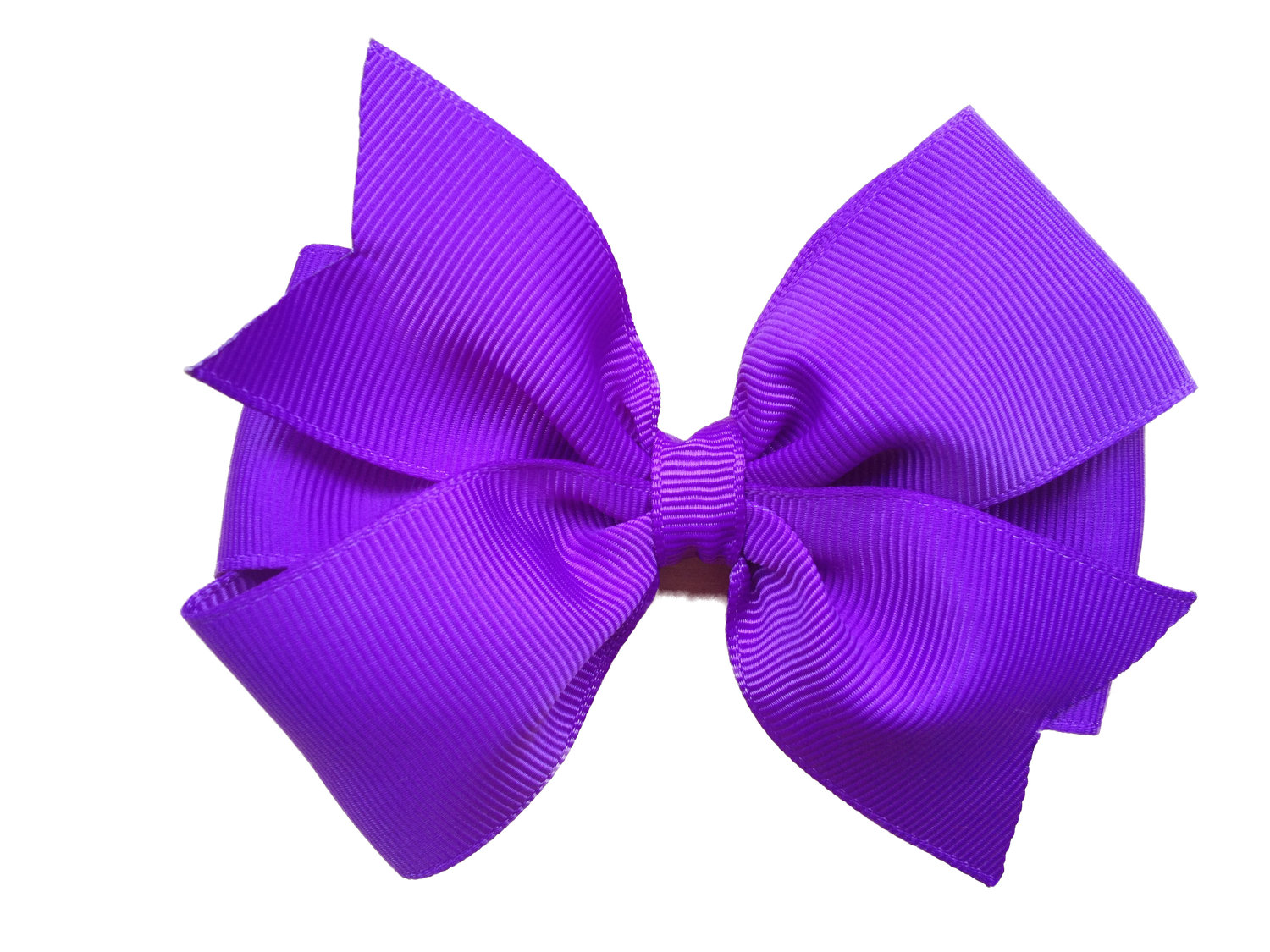 Purple Hair Bow 4 Inch Purple Bow Girls By Browneyedbowtique