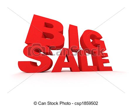 Big Sale Sign In Red Over White Background Csp1859502   Search Clipart