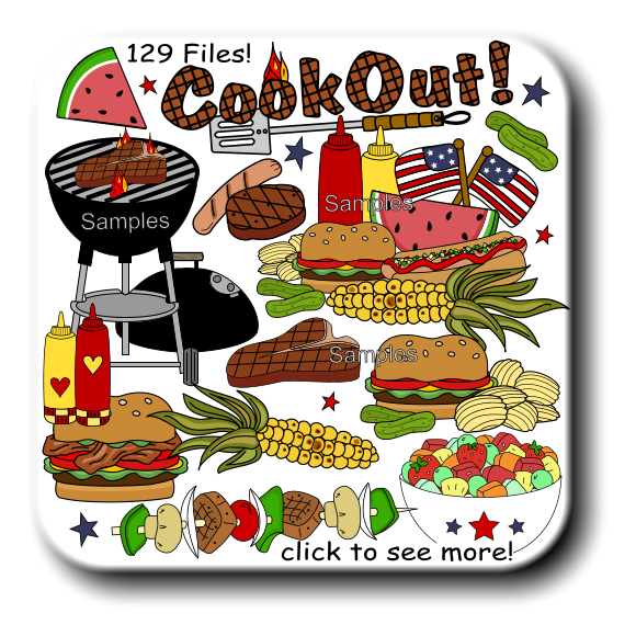 Gallery For   Cookout Clip Art Borders