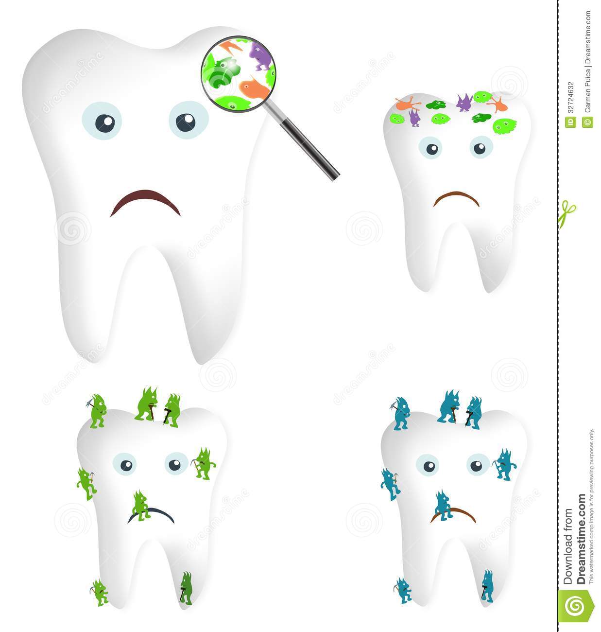 Germs And Bacteria Clipart Tooth Germs And Bacteria