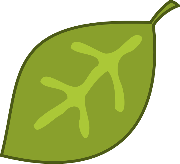 Green Leaf Clip Art At Clker Com   Vector Clip Art Online Royalty