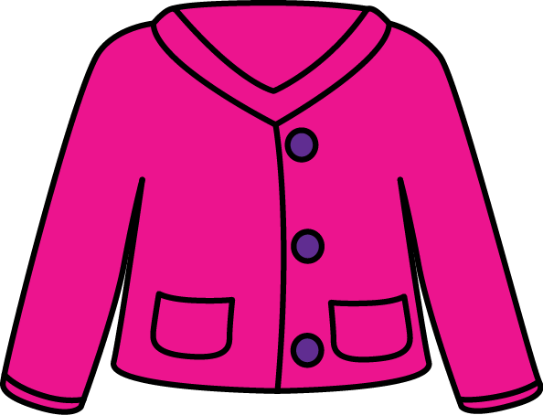 Pink Cardigan Sweater Clip Art   Pink Button Up Cardigan Sweater With