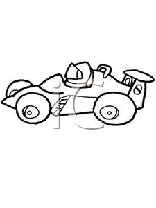 Auto Racing Beach Clipart On Clipart Picture Black And White Race Car