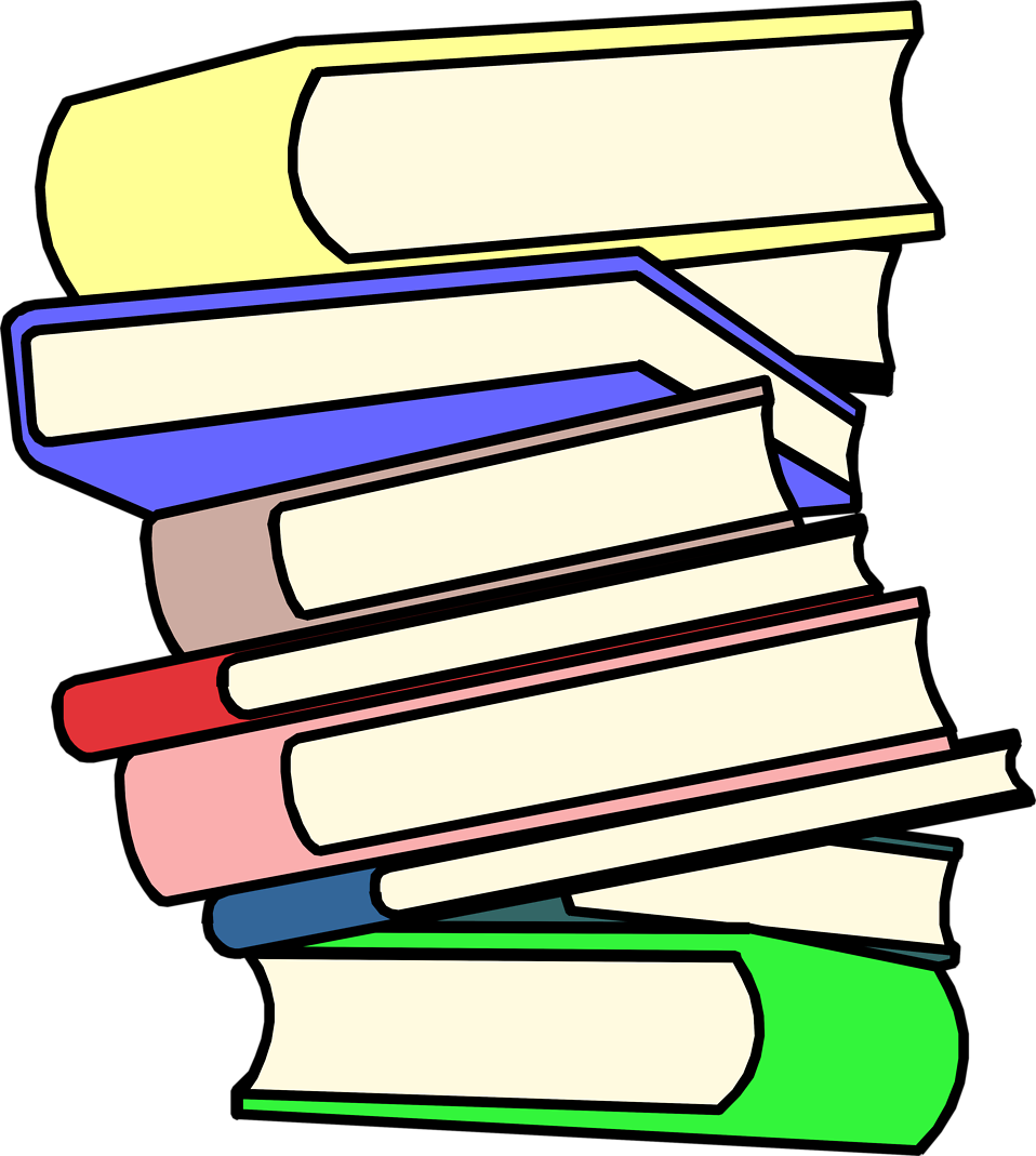 Books   Free Stock Photo   Illustration Of A Stack Of Books     8271