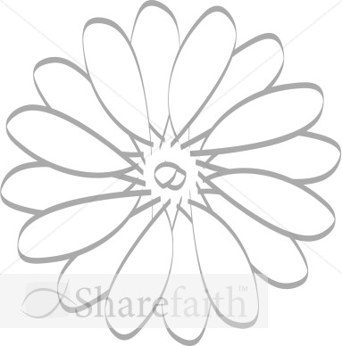 Daisy Pattern   Church Flower Clipart