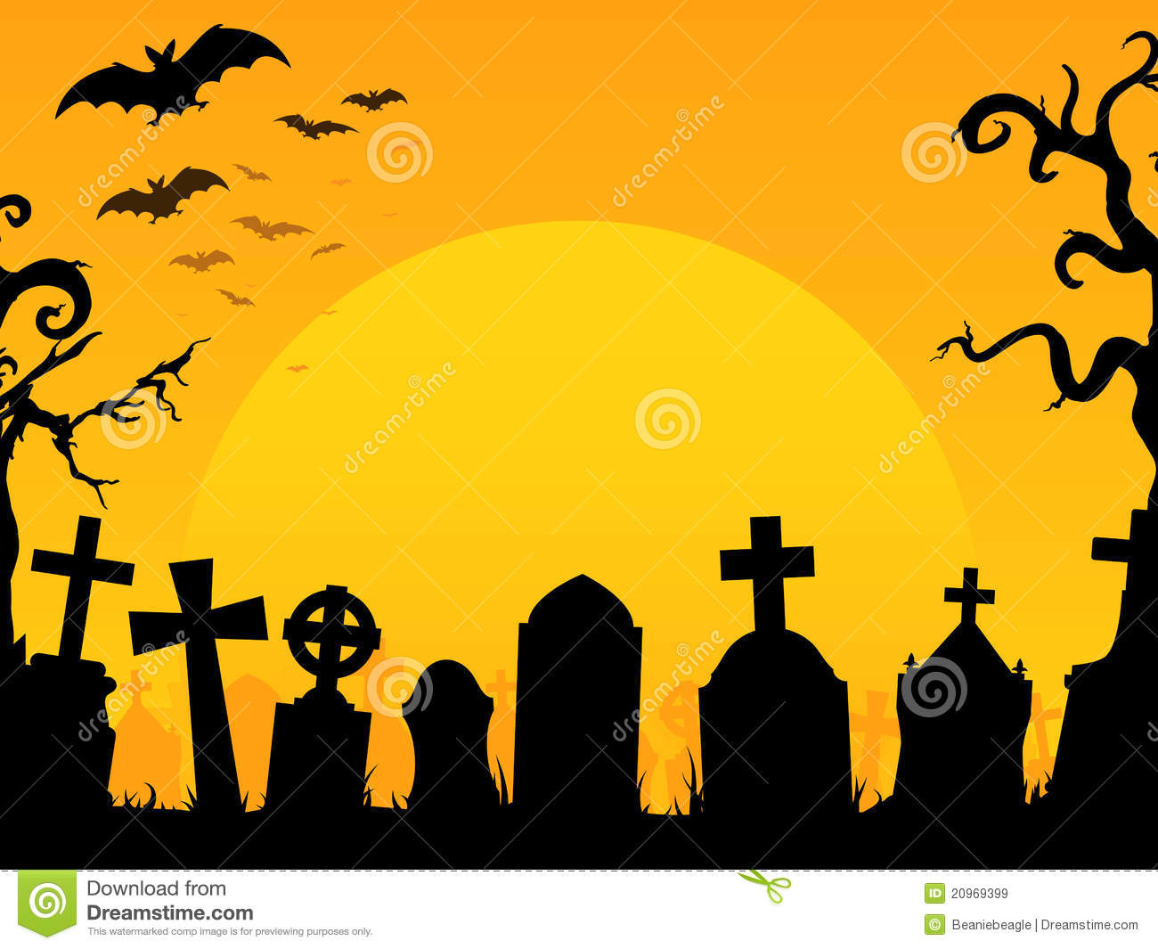 Graveyard Clipart Halloween Graveyard Background