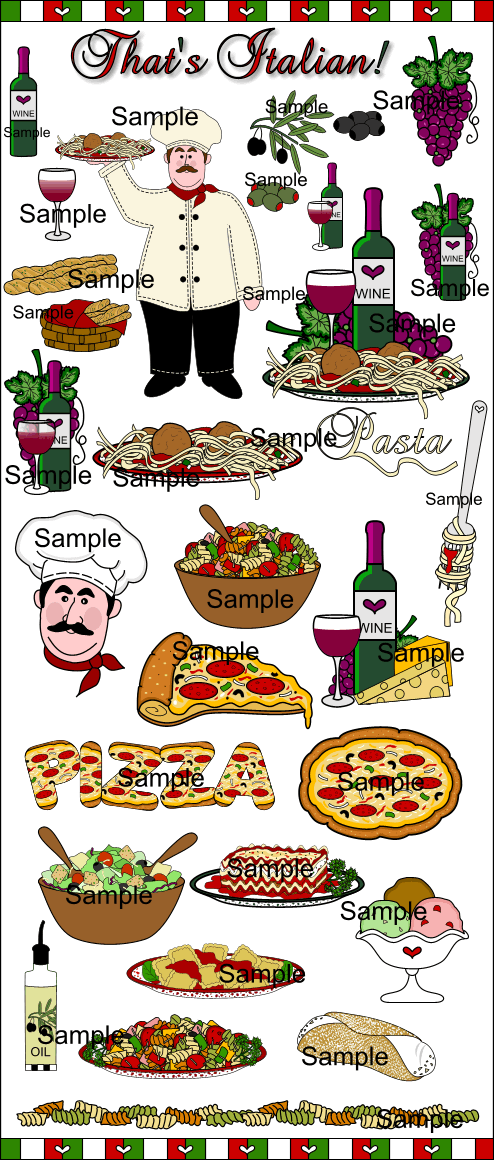     Samples From This Great New Italian Graphics And Clipart Collection